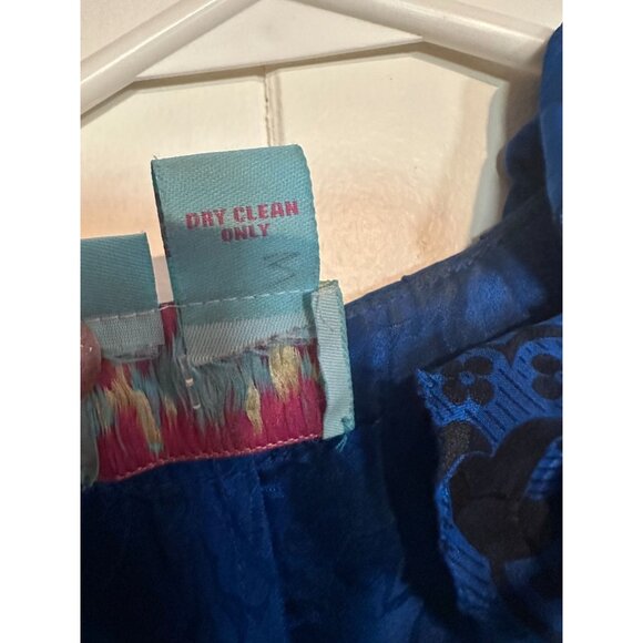 Plenty by Tracy Reese Silk Dress – Size 8 – Royal Blue & Black - Picture 12 of 12